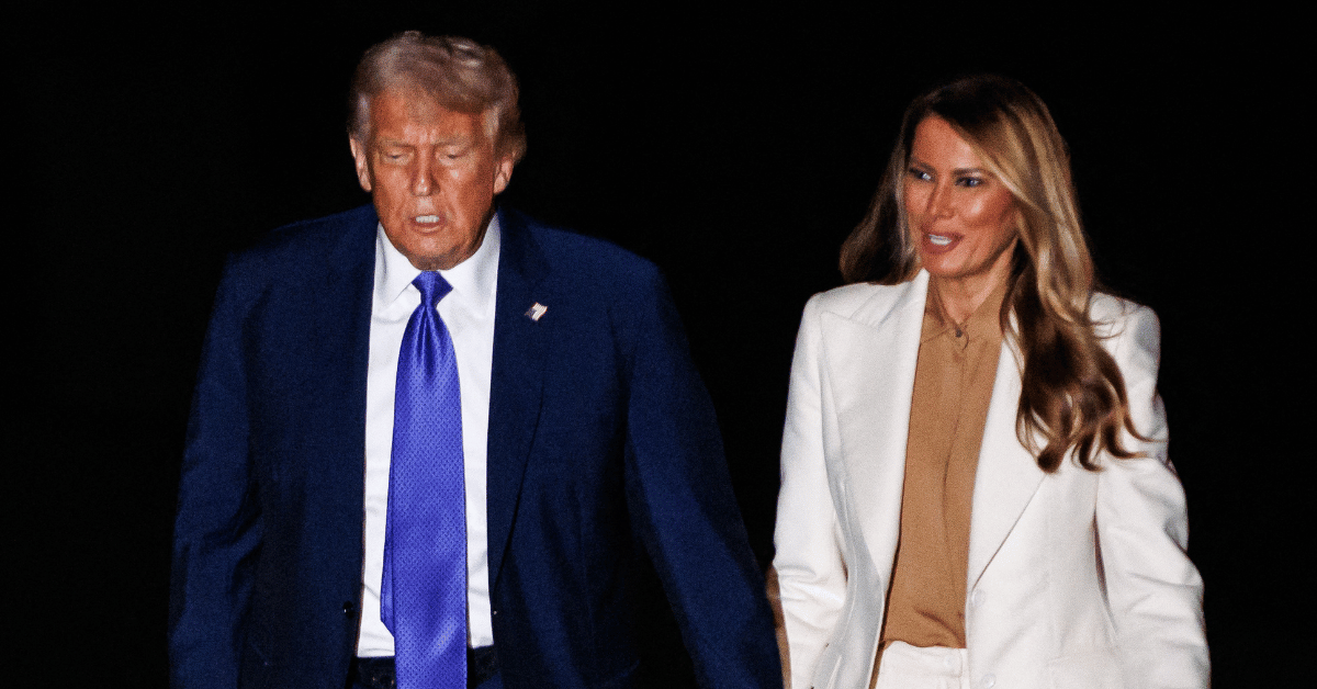 Photo of Donald and Melania Trump