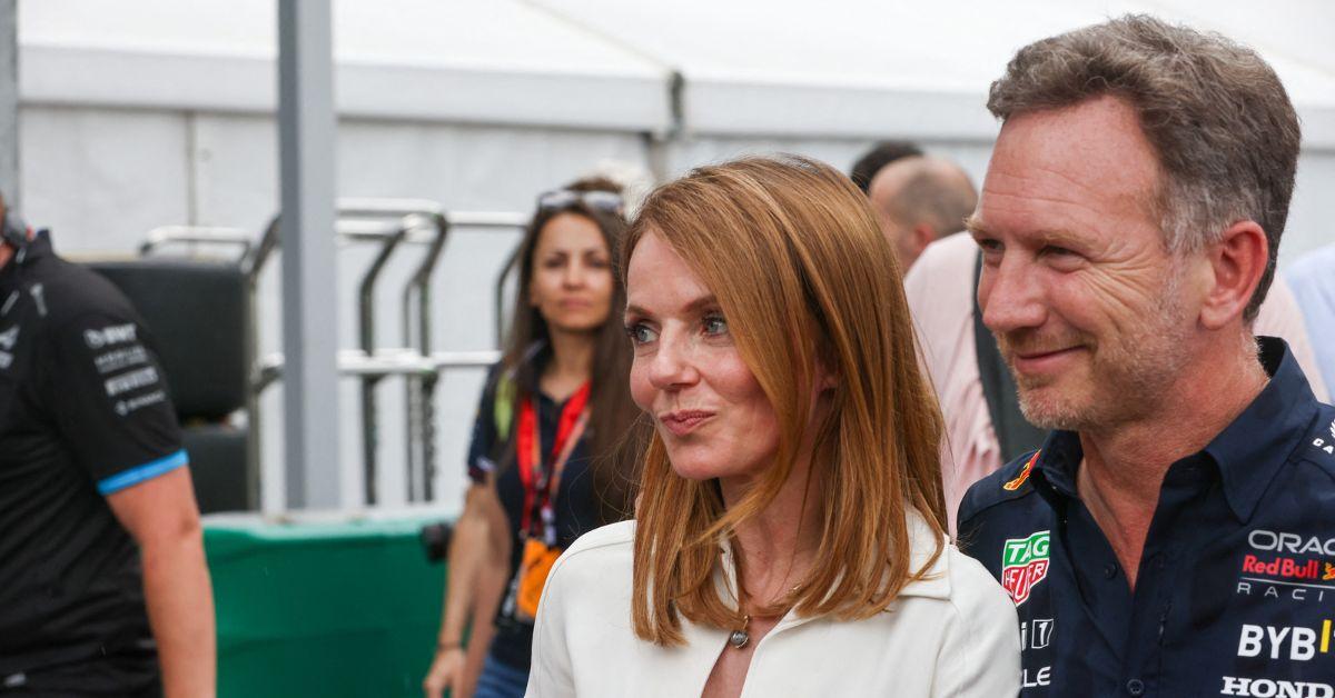 geri halliwell woman christian horner sexting scandal still contact