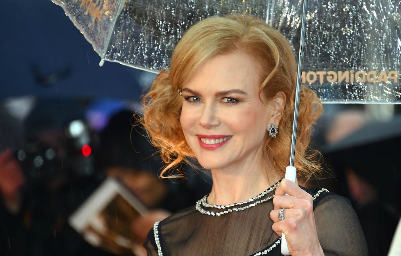 Nicole Kidman poses for photographers upon arrival at the world premiere of the film Paddington, in London