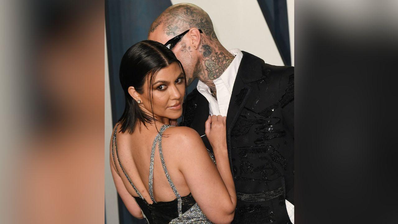 Photo of Kourtney Kardashian, Travis Barker