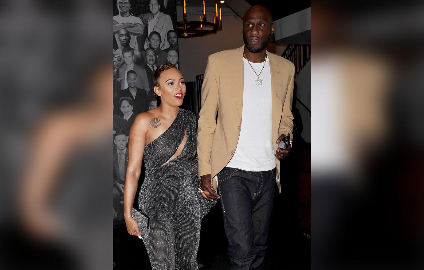 lamar odom exes war leaving an hour after she post him claim left first