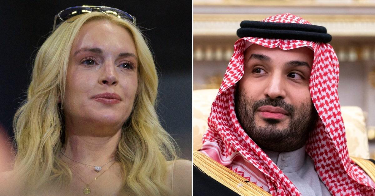 Photo of Lindsay Lohan and Mohammed bin Salman