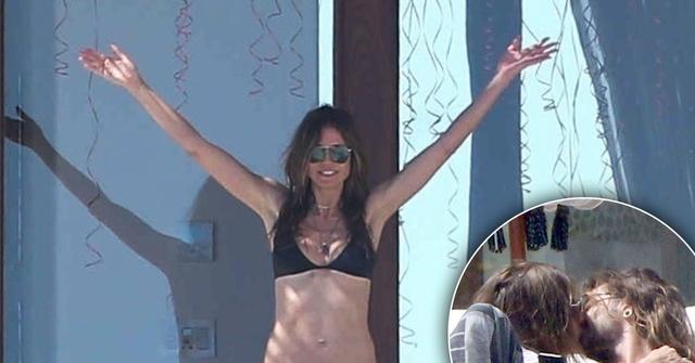 Heidi Klum Kiss PDA Boyfriend