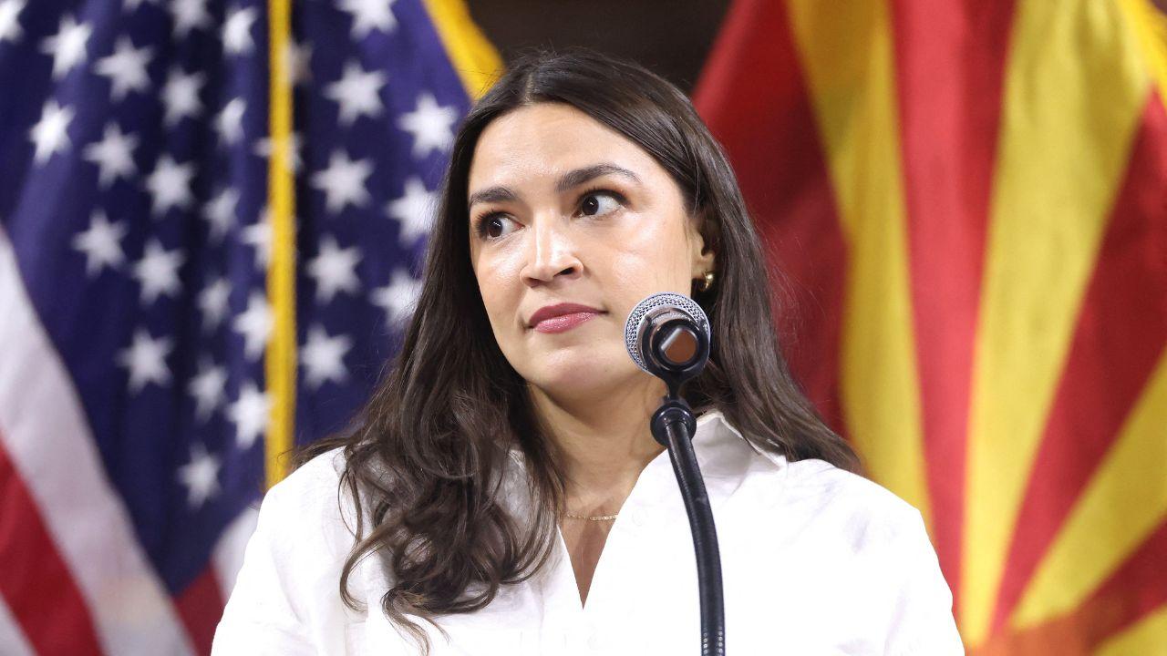 image of Donald Trump specifically called out AOC's support for sanctuary cities.