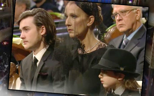 //celine dion husband funeral body