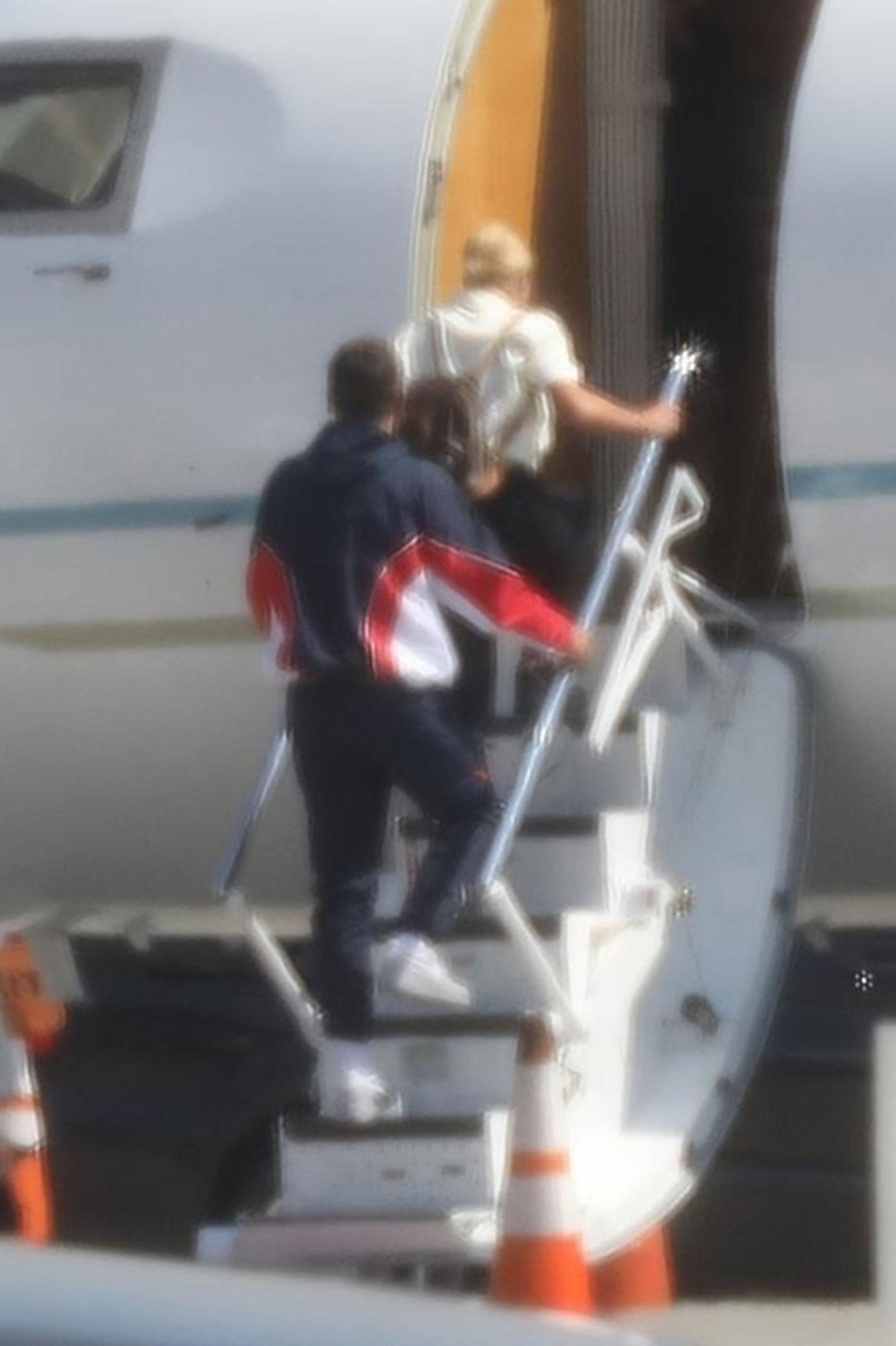 Scott Disick And Sofia Richie Have Private Jet PDA