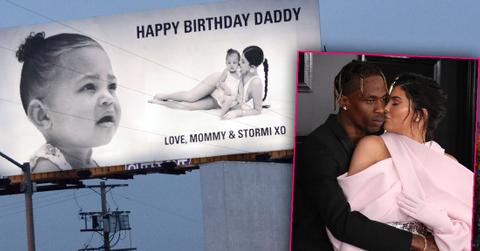 Kylie Jenner Posts Billboard For Travis Scott Birthday