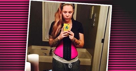 //kailyn lowry waist trainer post surgery pp