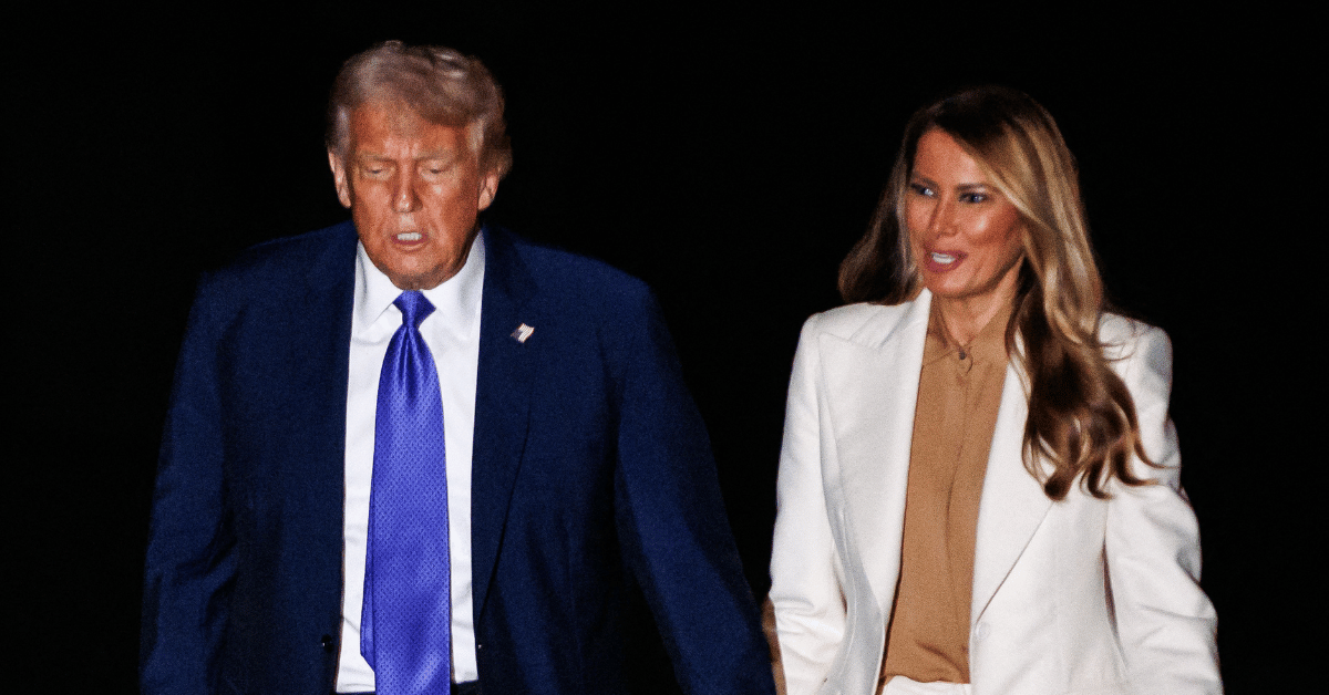 Photo of Donald and Melania Trump