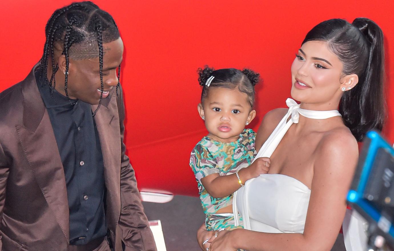 Kylie Jenner, Travis Scott and Stormi