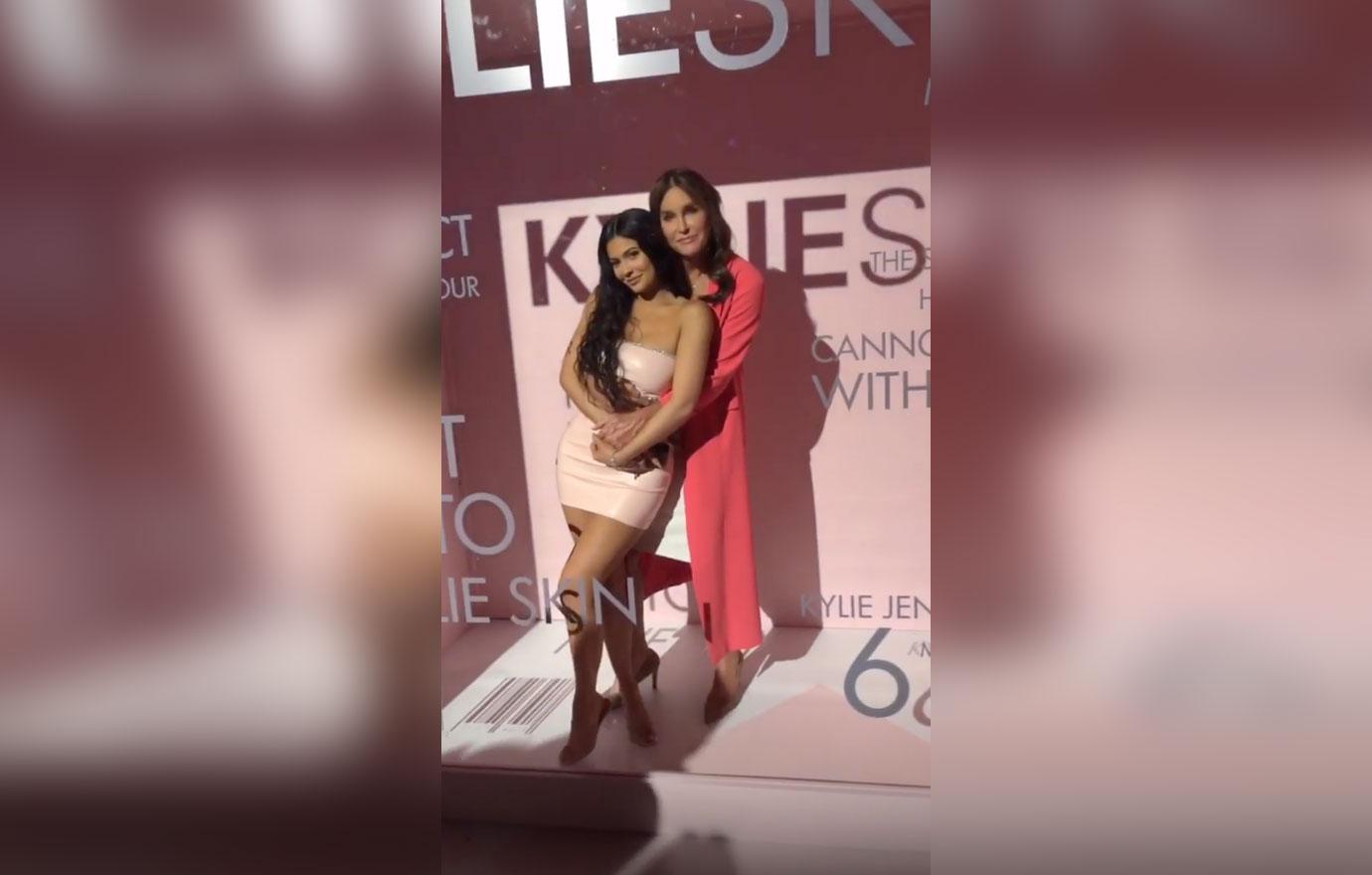 Kardashians Wear Pink For Kylie Jenner Skin Line Launch