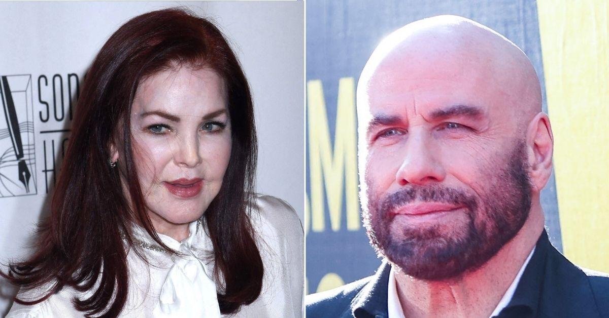picture of Priscilla Presley and John Travolta