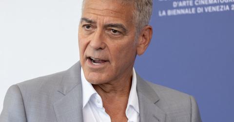 george clooney morning joe screaming