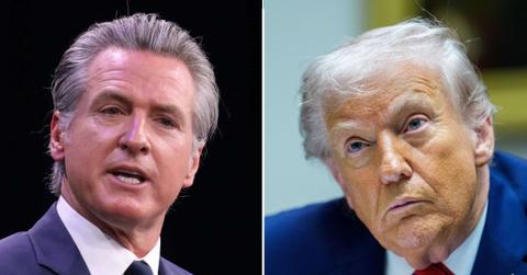 Photo of Gavin Newsom, Donald Trump