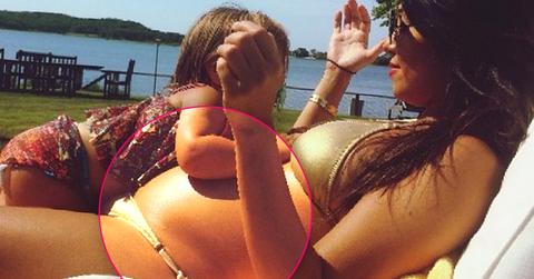 //kourtney kardashian baby bump kuwtk penelope mason pp