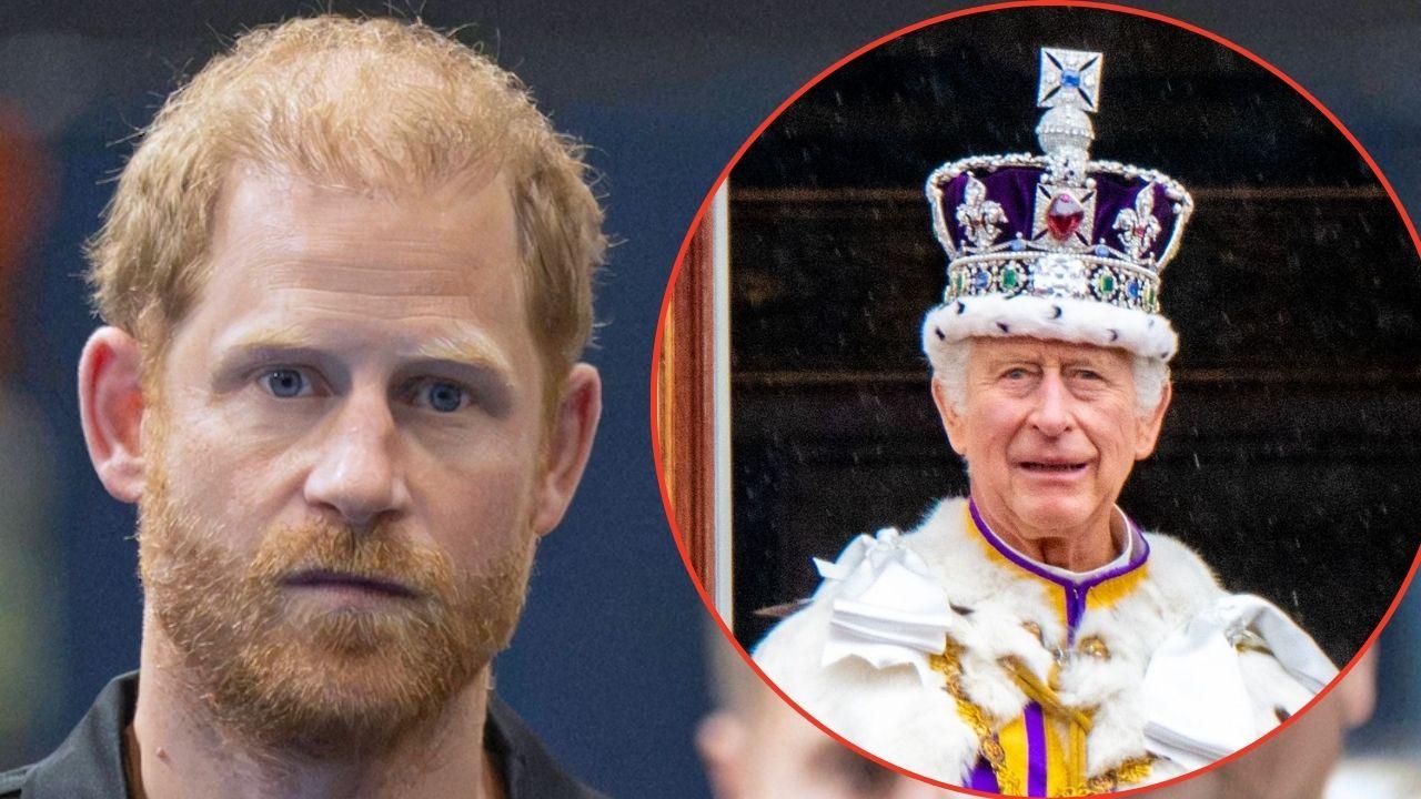 Photo of Prince Harry and King Charles