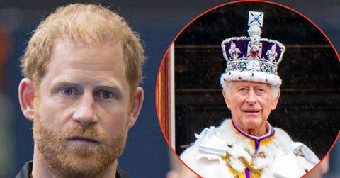 Photo of Prince Harry and King Charles
