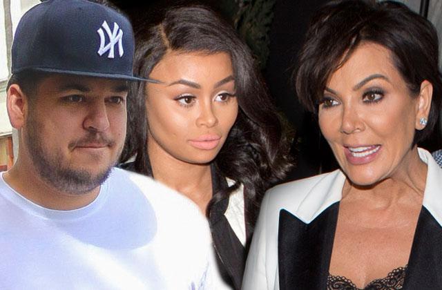 //Rob Kardashian Blac Chyna Kris Jenner Feud Birthday pp