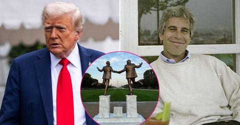 Photo of Donald Trump, Jeffrey Epstein