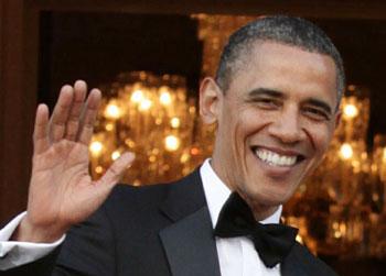 //president obama fundraiser dinner splash