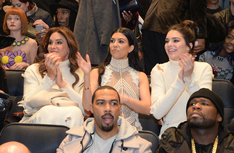 Kanye West Fashion Show Kim Kardashian Lamar Odom Caitlyn Jenner