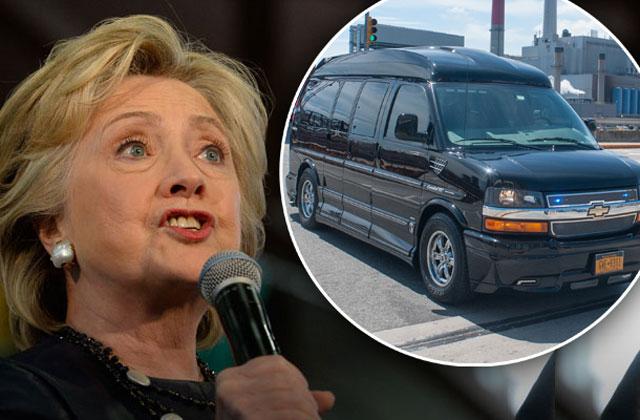 //hillary clinton health bed van outfitted top amenities  pp