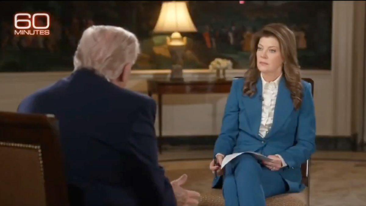 image of O'Donnell pressed Trump, asking if he believed the passage was about him.