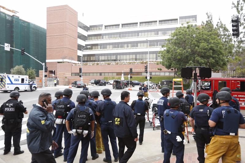 UCLA Shooter Gun Campus Lockdown Students Police