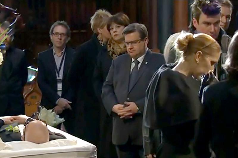 Celine Dion Husband Dead Rene Angelil Casket