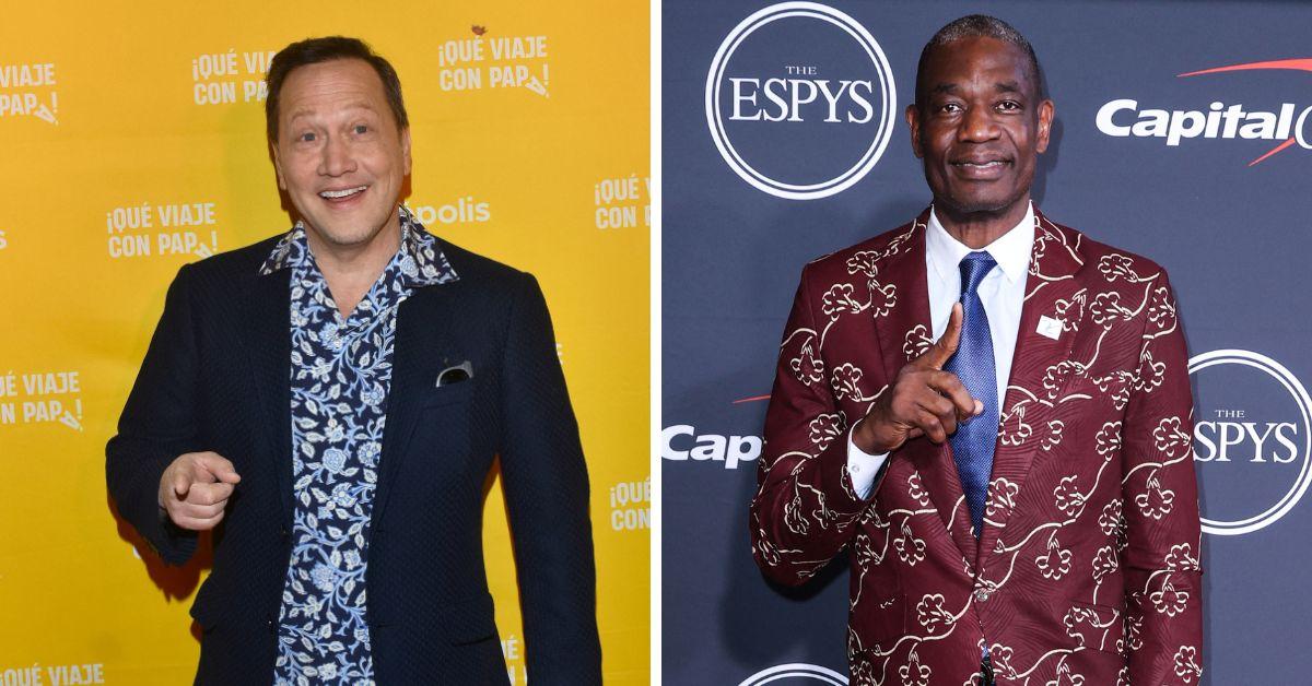 Photo of Rob Schneider, Dikembe Mutombo