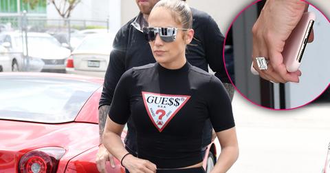 Jennifer Lopez Dons Engagement Ring