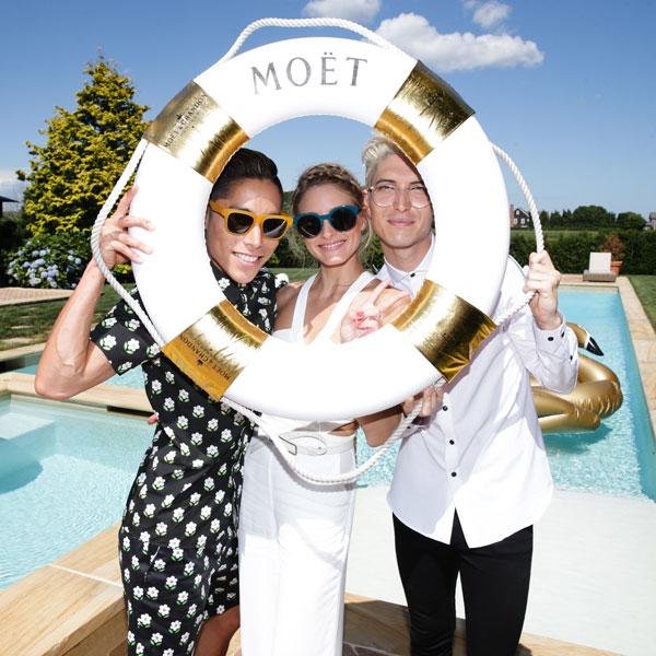 Olivia Palermo Moet Brunch REVOLVE Hamptons