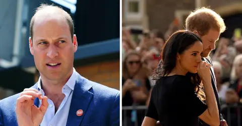 Photo of Prince William, Meghan Markle and Prince Harry