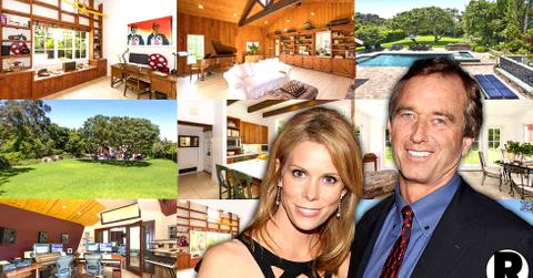 //newlyweds cheryl hines and robert f kennedy jr buy gorgeous m malibu compound pp sl