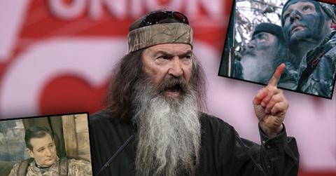 //duck dynasty phil robertson endorses ted cruz pp