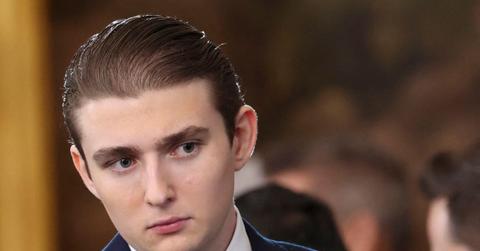 barron trumps hero moment presidents son aids friend crisis