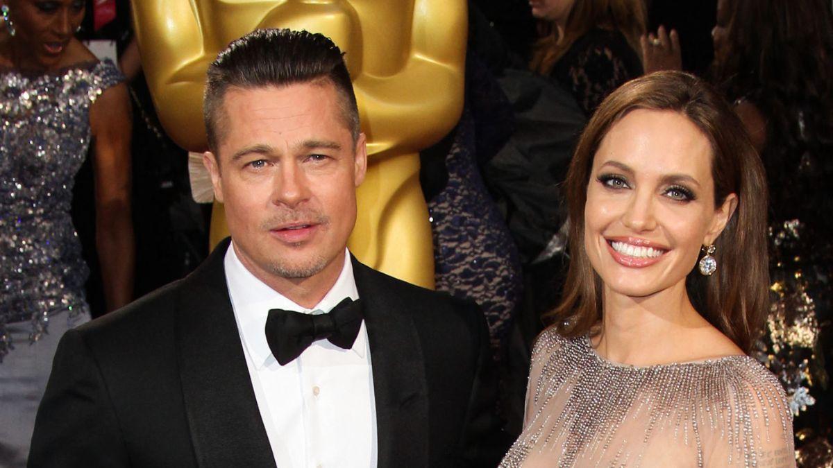 Angelina Jolie and Brad Pitt married couple in 2015 on  the red carpet