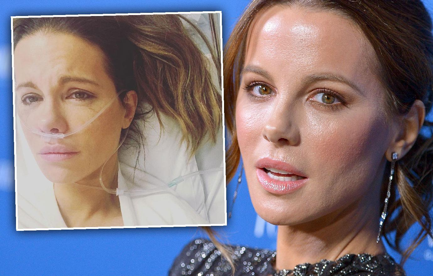 Kate Beckinsale Hospitalized Ruptured Ovarian Cyst