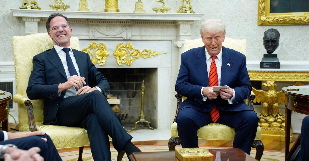 Photo of Mark Rutte, Donald Trump