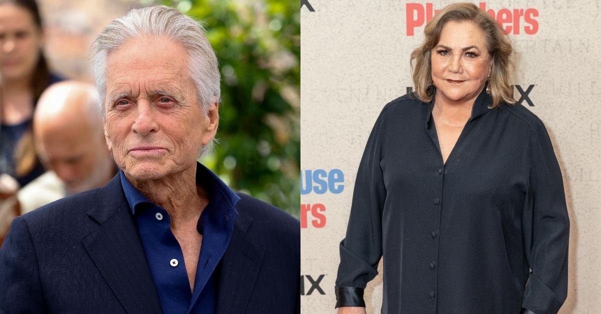 michael douglas puts bitter kathleeen rivalry aside