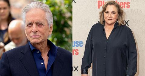 michael douglas puts bitter kathleeen rivalry aside