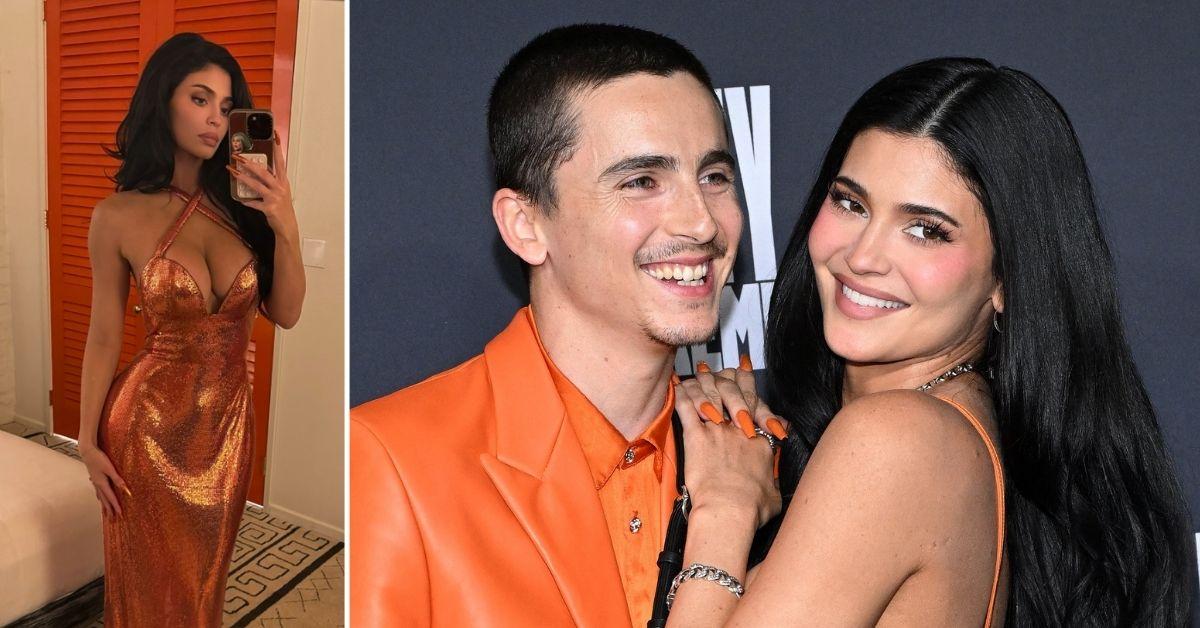 Kylie Jenner Stuns in Jaw-Dropping Orange Gown as She&hellip;