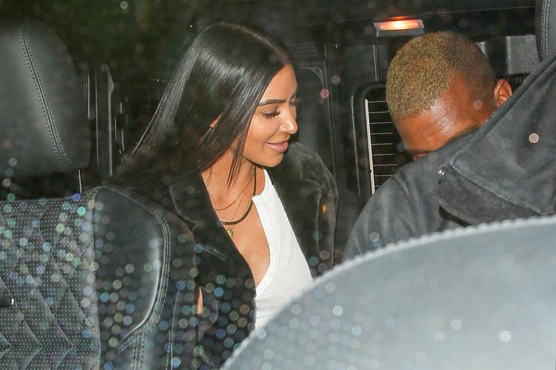 Kim Kardashian Kanye West Dinner Date Divorce Rumors