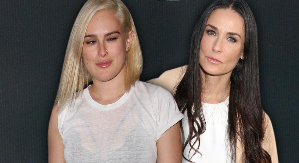 Demi Moore Reads Her Daughter Rumer Willis The Riot Act Over Plastic ...