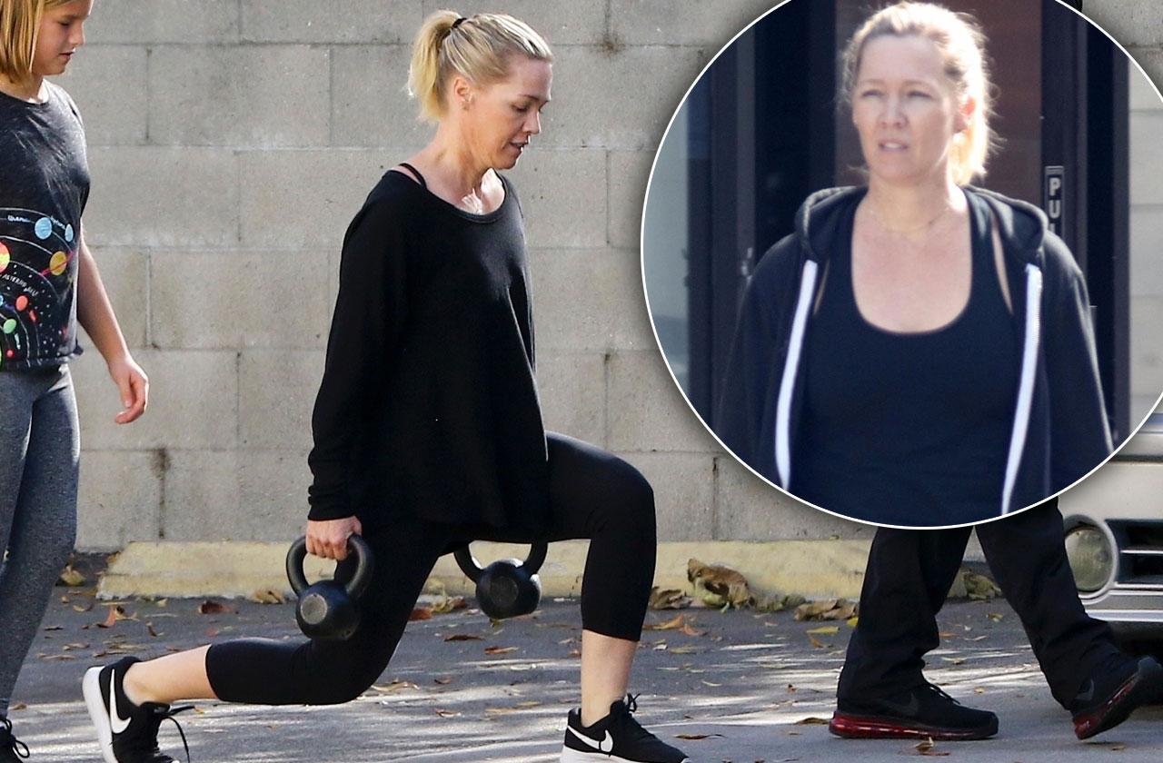 Jennie Garth workout regimen post breakup body