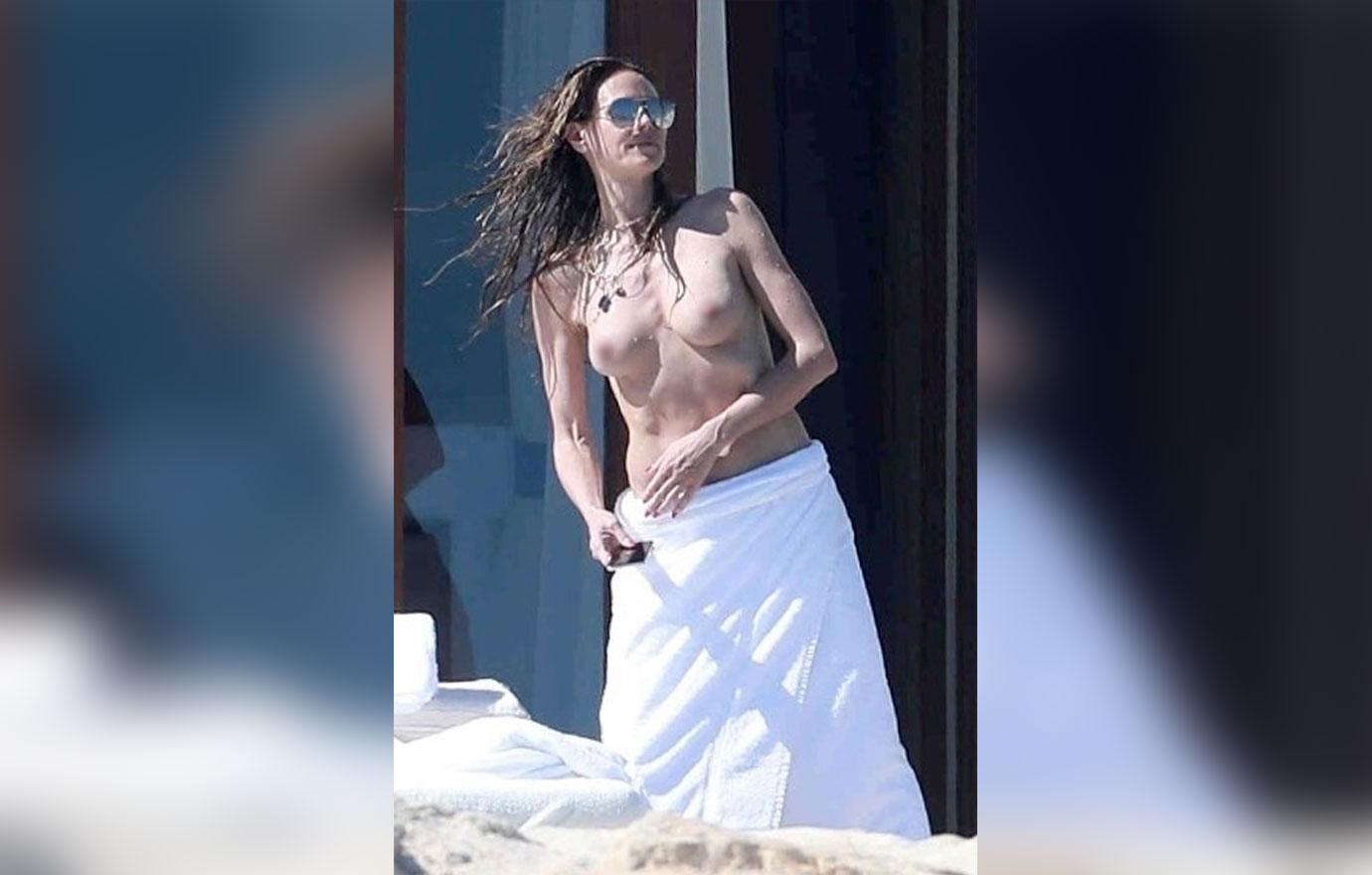 Heidi Klum Nipples Topless Boyfriend