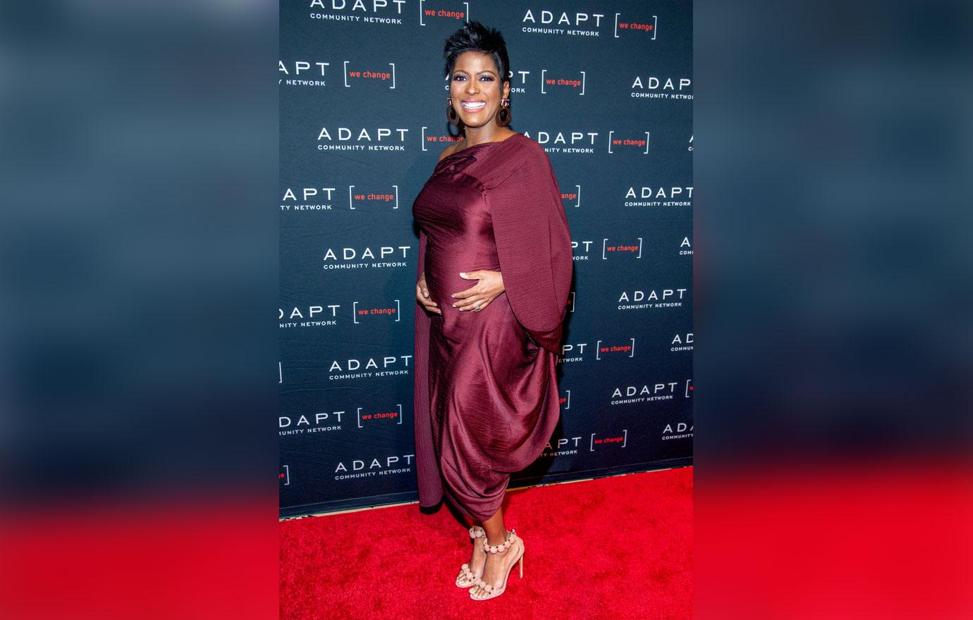 Pregnant Tamron Hall Shows Off Baby Bump At 48