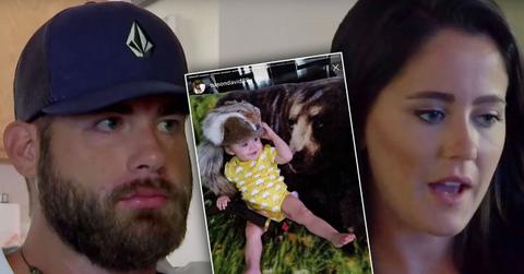 //jenelle evans david eason one year old daughter holds gun teen mom pp