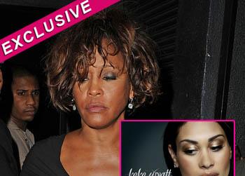 //whitney houston push pregnant singer