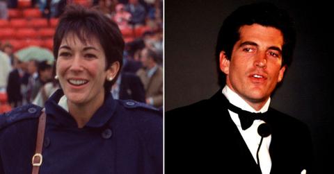 Photo of Ghislaine Maxwell and JFK Jr.
